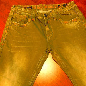 NEW MEN'S ROCK REVIVAL "NICK" BROWN JEAN